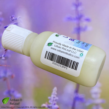 Urban ReLeaf L-Lysine Blister Soothing Gel travel size bottle showcasing its portable and discreet packaging.