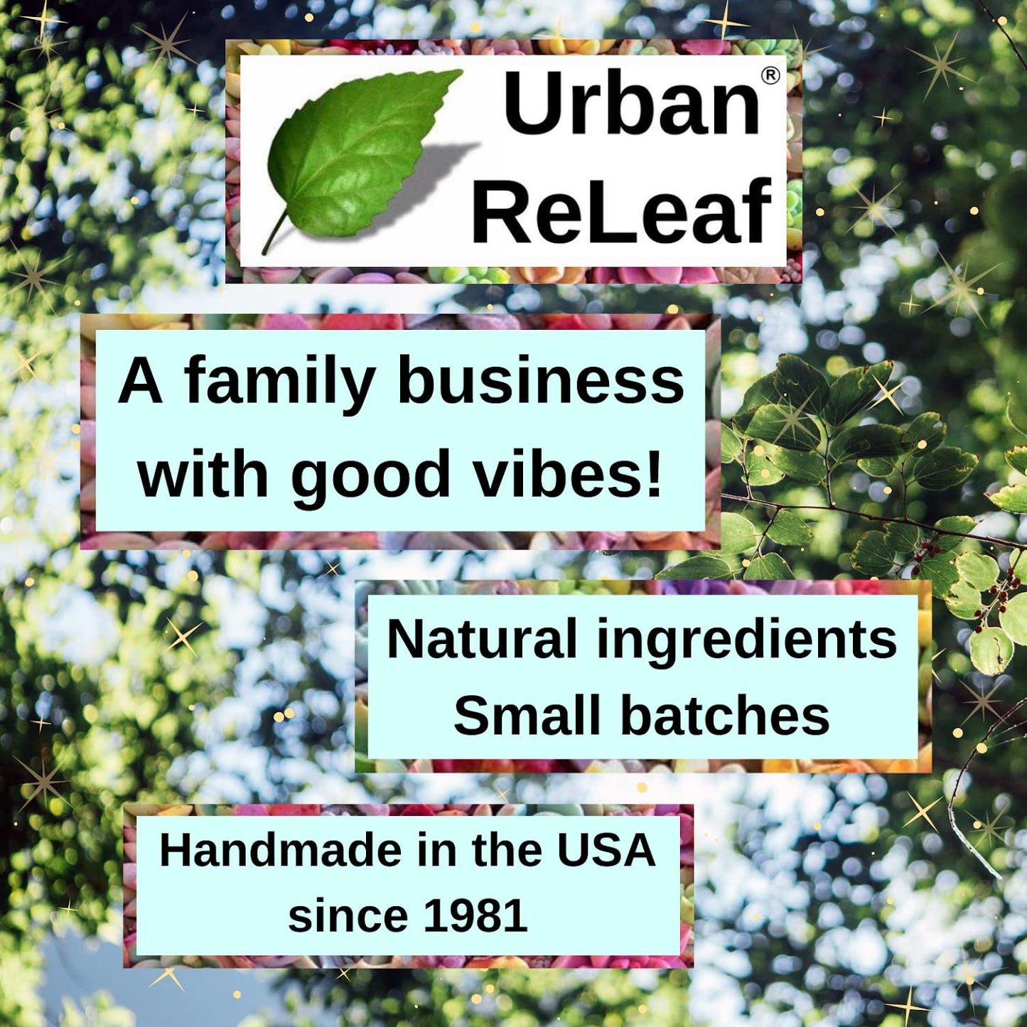 Urban ReLeaf L-Lysine Blister Soothing Gel product range demonstrating authentic USA imported skincare solutions.