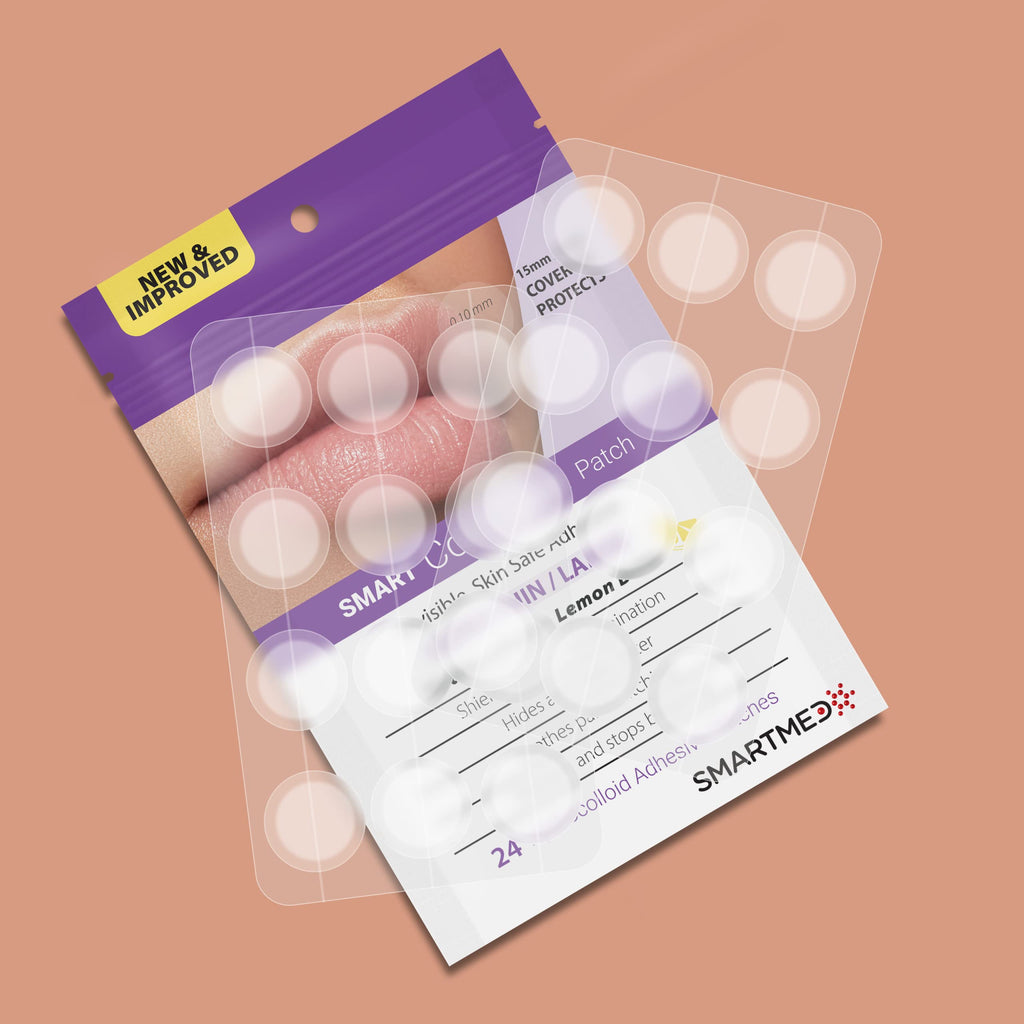 Smartmed soothing anti itching hydrocolloid round bandages display