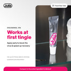 Julie over the counter antiviral lip treatment application texture view