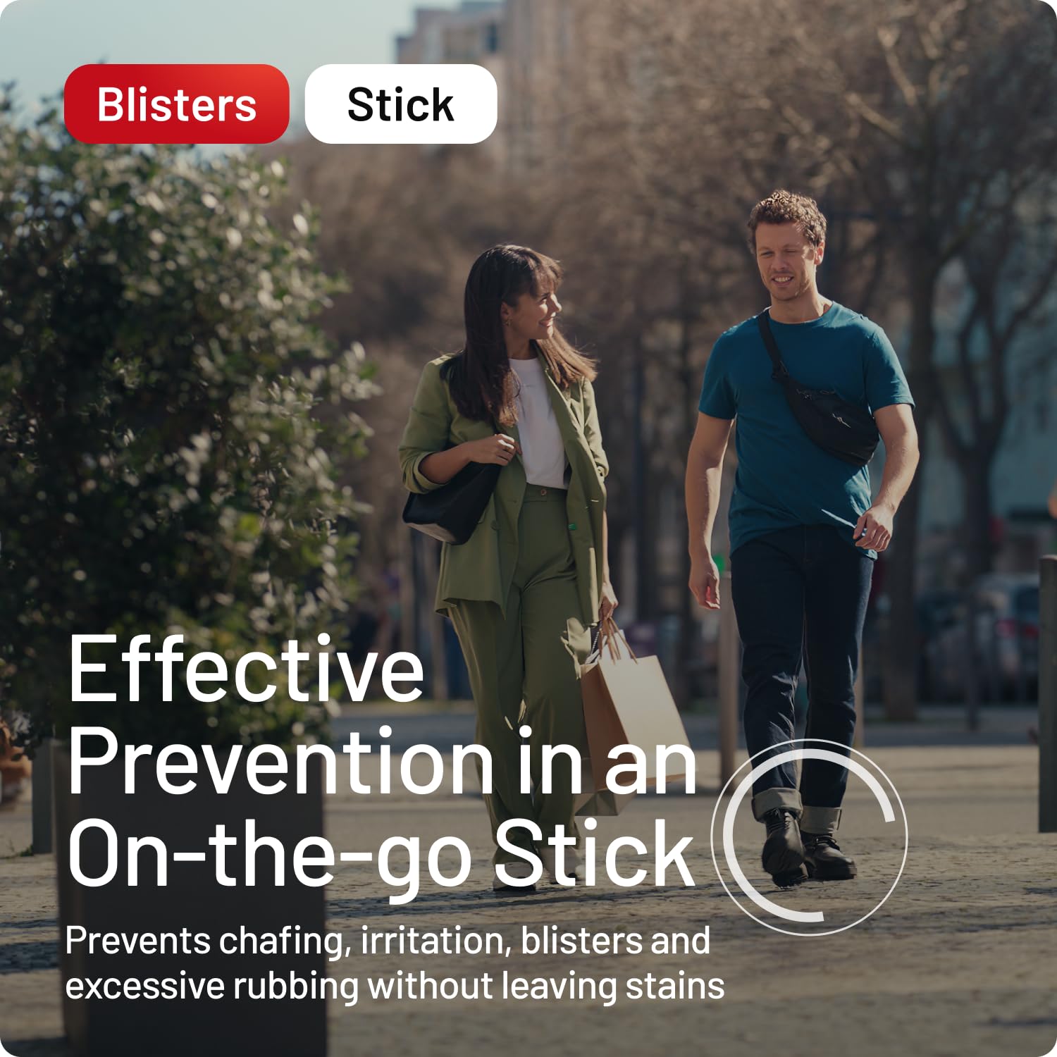 Compeed anti friction foot protector stick packaging details