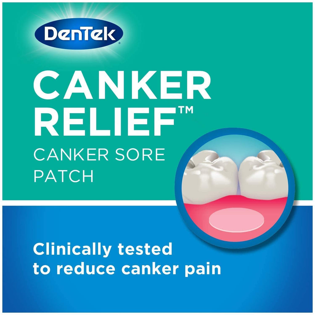 DenTek oral wound dressing showing the ultra thin flexible material for comfortable wear