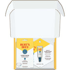 Clear hydrocolloid patches from Burt's Bees shown out of packaging demonstrating their discreet and translucent texture.