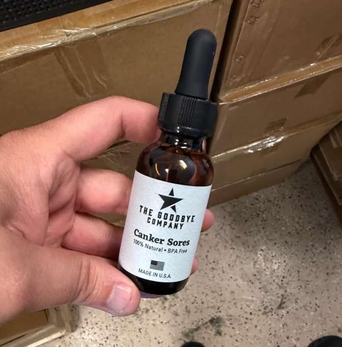 Full product lineup of The Goodbye Company natural remedies showcasing the premium imported packaging.
