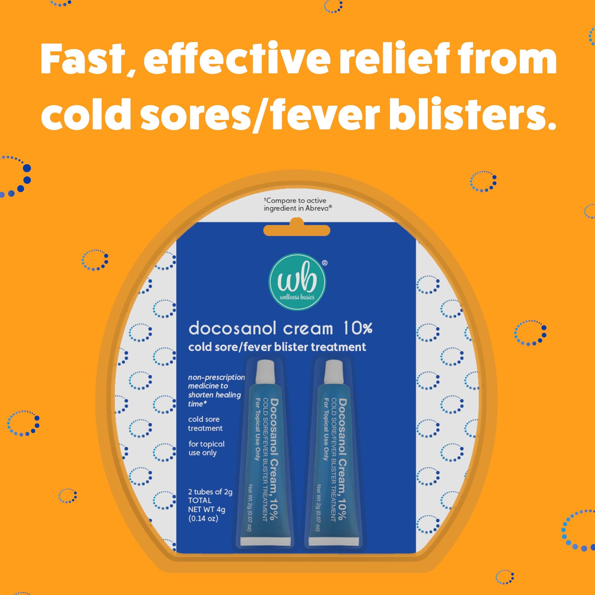 USA imported over the counter antiviral docosanol cream for lip care