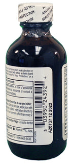 Humco antiseptic skin protectant bottle showing medical ingredients label