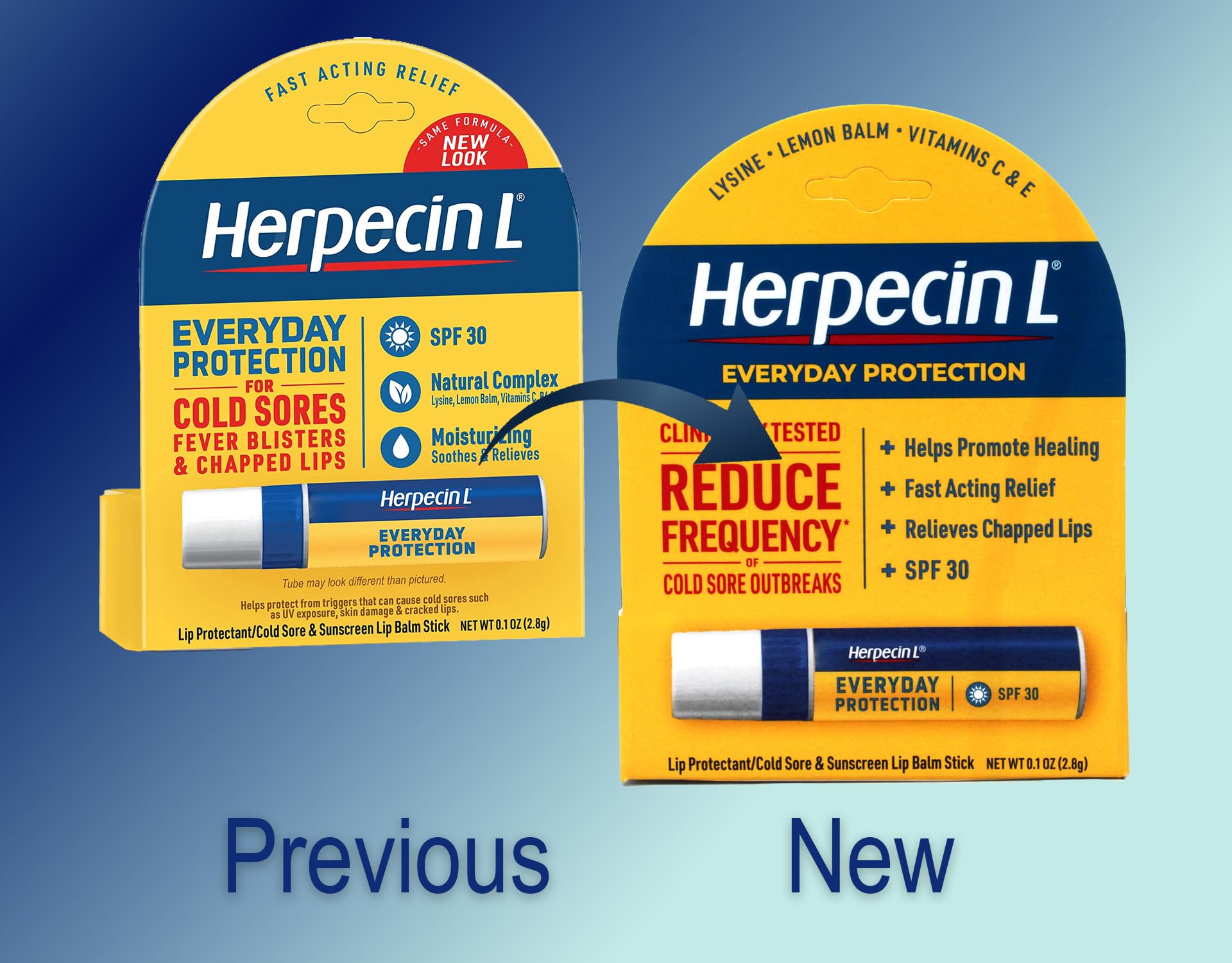 Two pack of Herpecin L sunscreen lip balm for chapped lips.