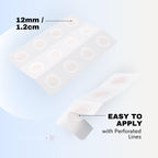 SMARTMED discrete lip care treatment packaging detailed back view with usage instructions