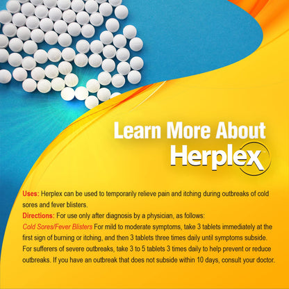 Herplex premium formula non prescription outbreak treatment bottle