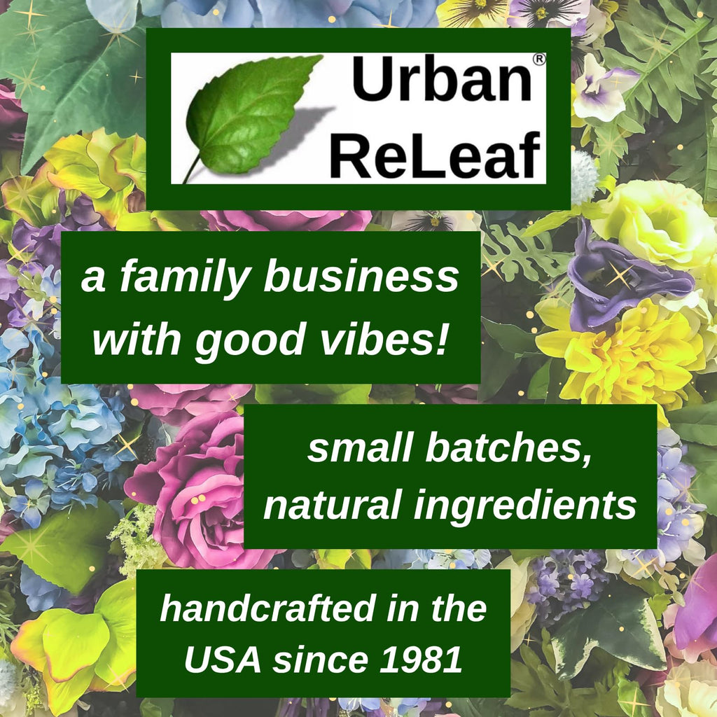 Urban ReLeaf personal care soothing ointment bottle for fast topical cooling relief on delicate skin.