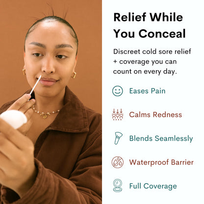 Coverology light skin tone blemish concealer box design and details