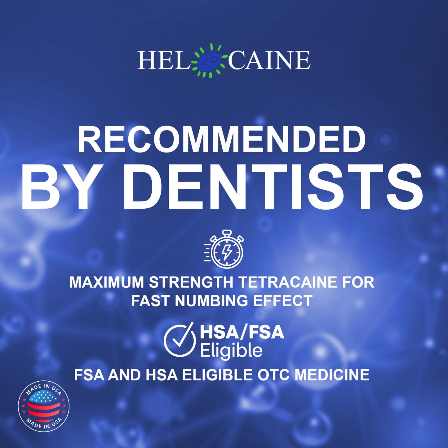 Helocaine over the counter fast acting formula for lip discomfort relief