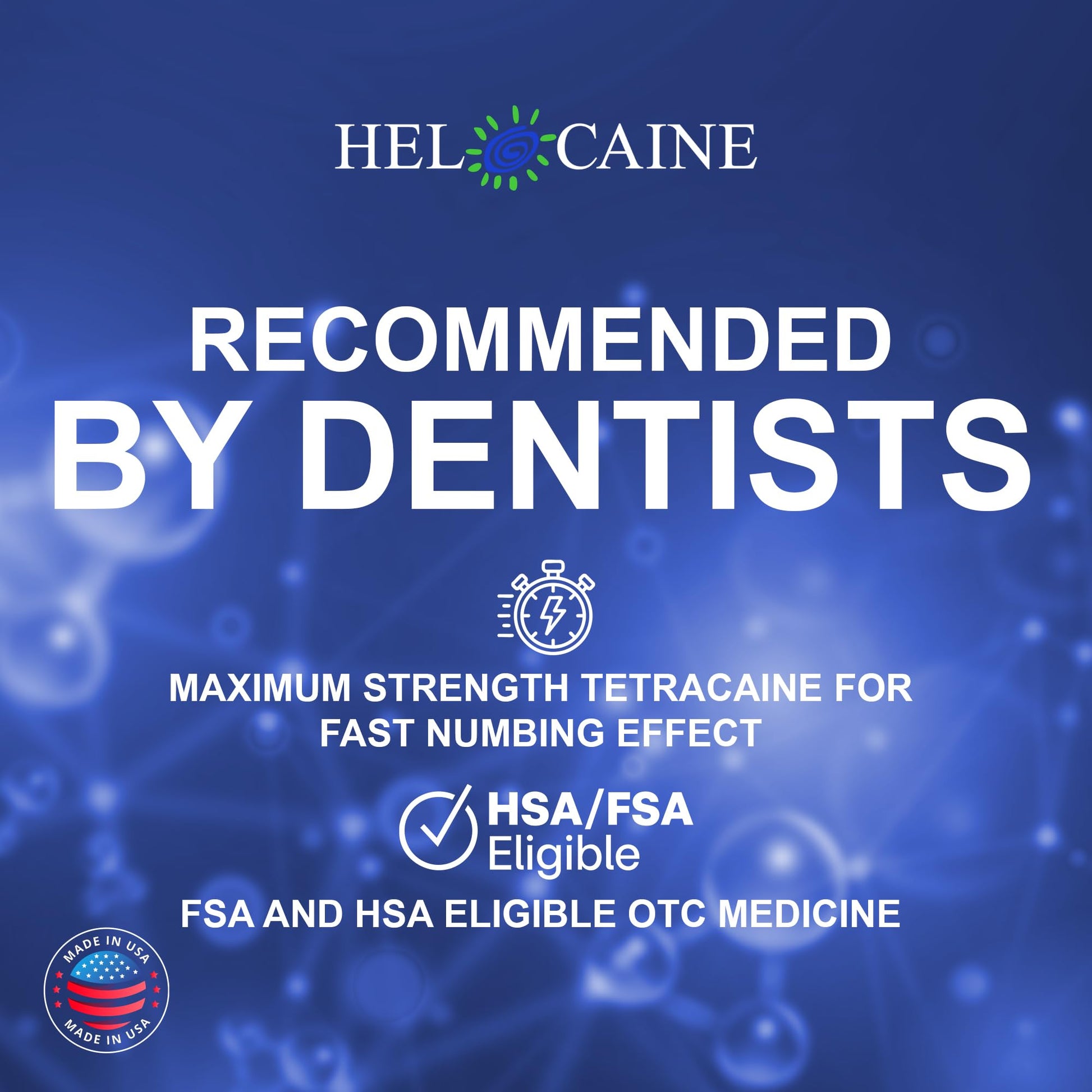 Helocaine over the counter fast acting formula for lip discomfort relief