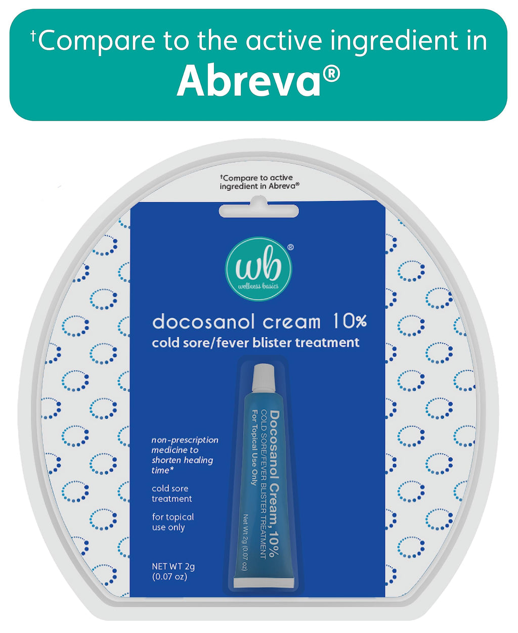Close up of the non prescription cold sore ointment nozzle for precise facial application.