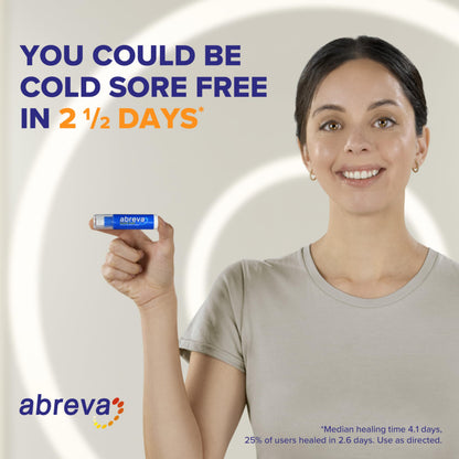Authentic USA imported Abreva cold sore treatment pump dispenser set