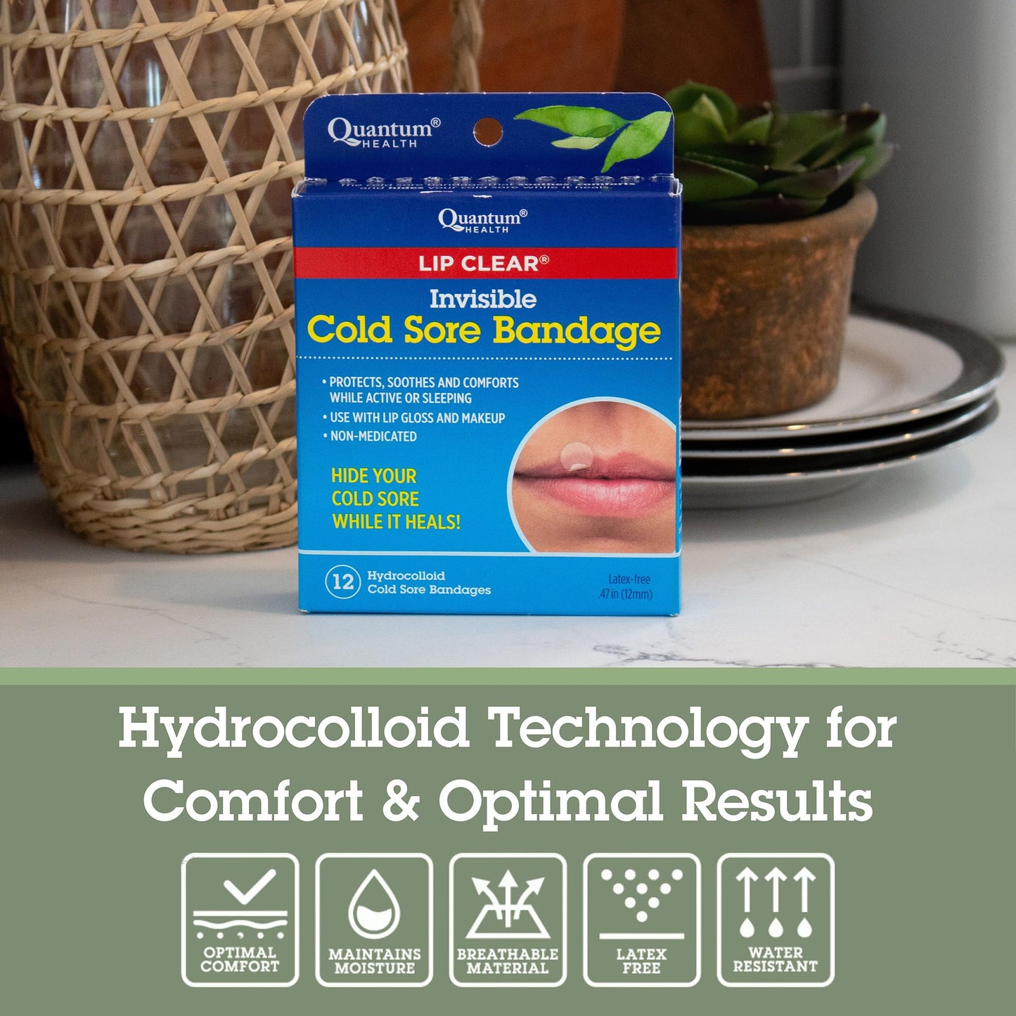 Hydrocolloid Technology Barrier For Cold Sore Protection