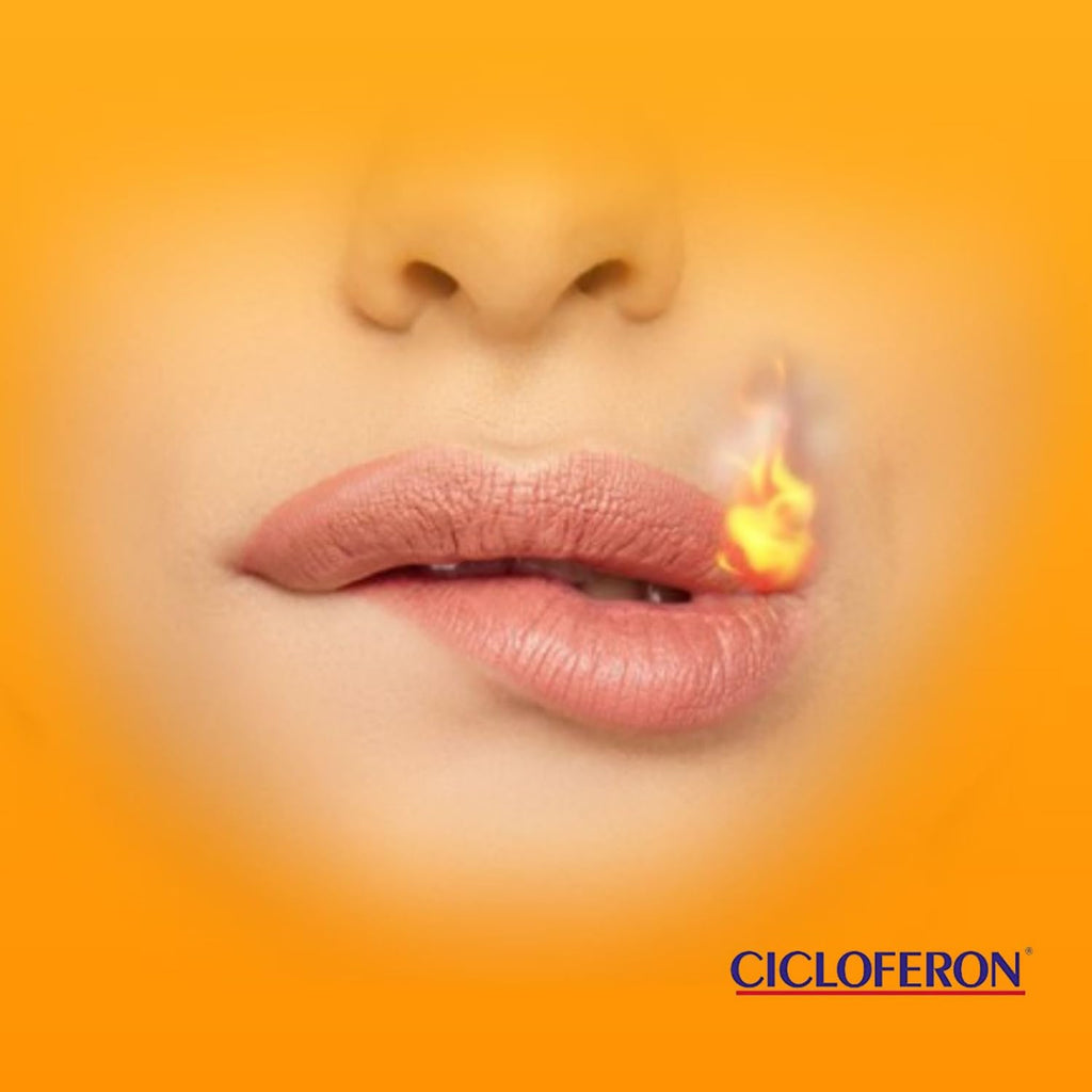 Cicloferon cold sore transparent ointment portable zero point one four ounce tube