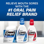 Compact portable packaging design of the zero point one two ounce Orajel treatment
