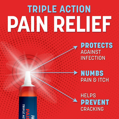USA imported authentic cold sore remedy tube side view showing directions