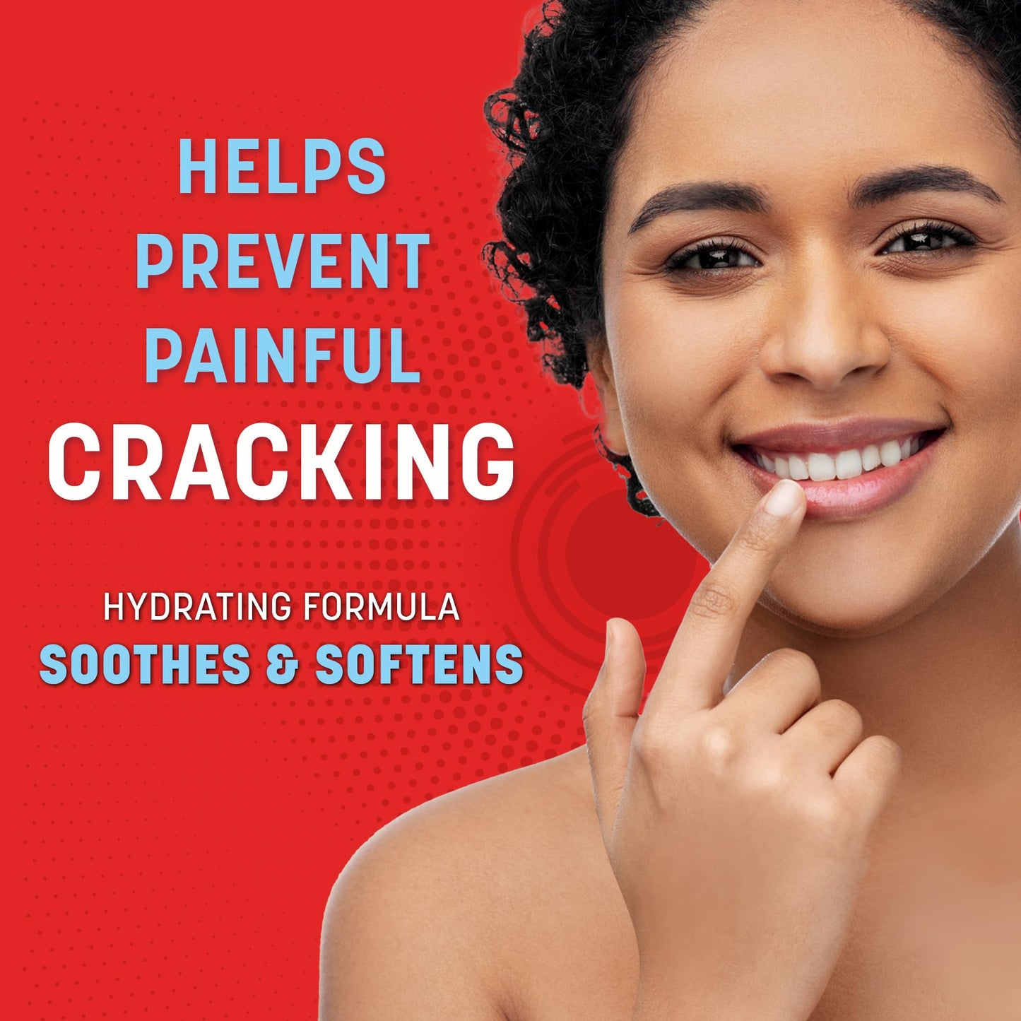 Clear application lip balm gel for painful herpes simplex lip sores