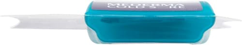 Mederma cold sore blister treatment patch displaying twelve hour continuous protection benefit.