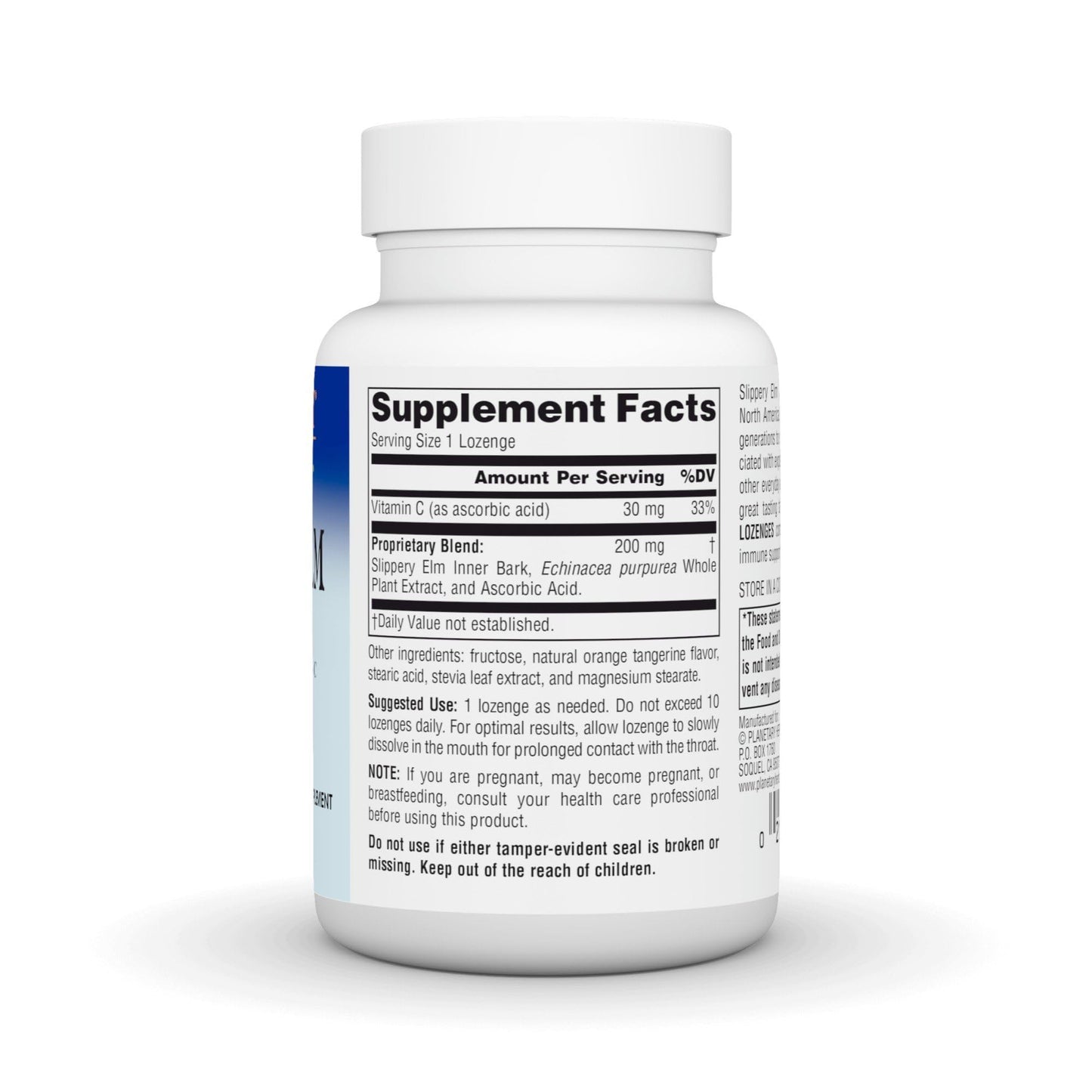 Planetary Herbals throat defense lozenges with echinacea and vitamin C
