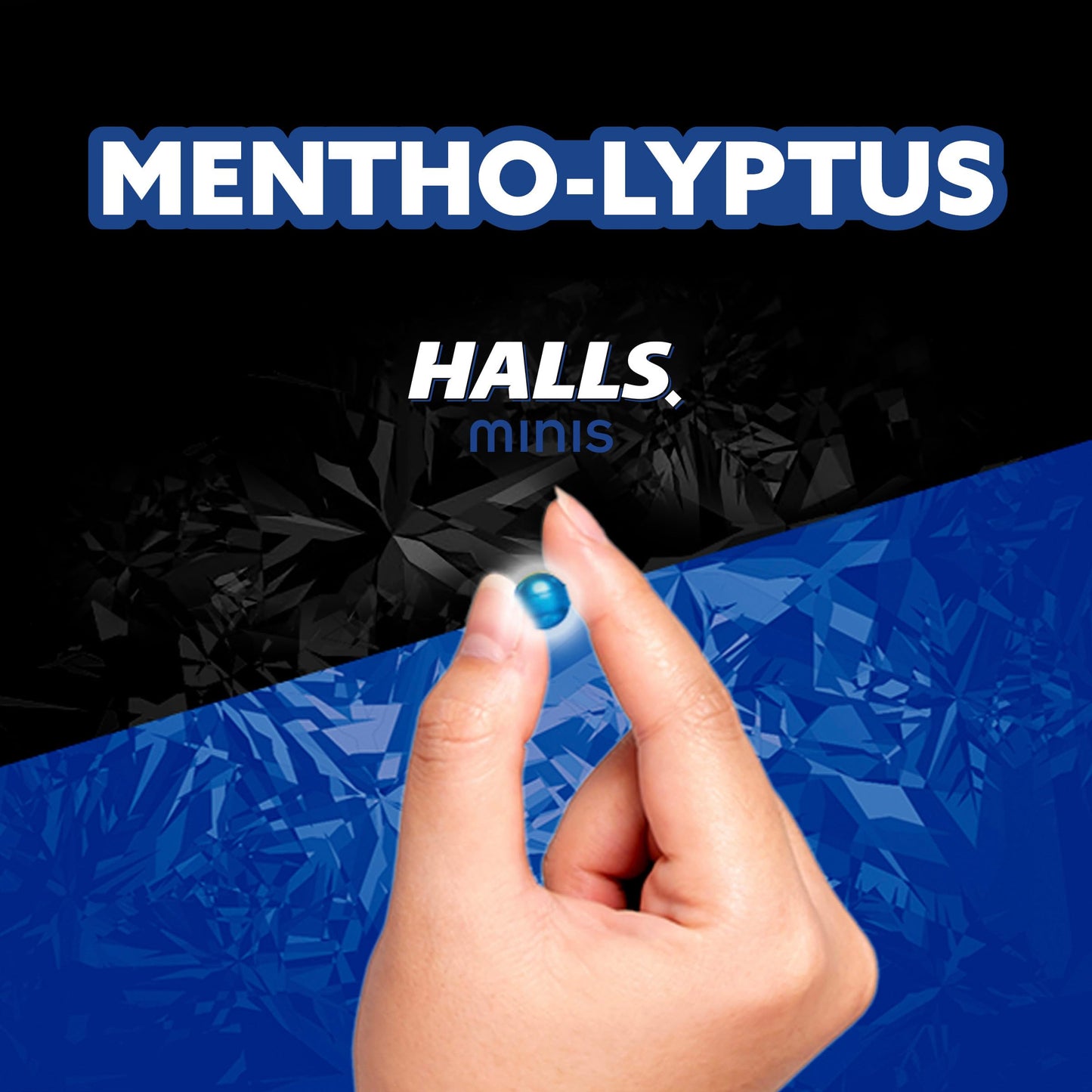Authentic USA imported HALLS Mentho-Lyptus pocket-sized cough suppressant lozenges