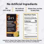 Two packs of P.R.I. Manuka Honey Lozenges side by side