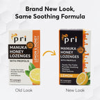 P.R.I. Manuka Honey Lozenges nutrition facts and certification info