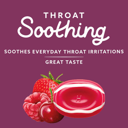 HALLS non menthol throat lozenges nutrition and ingredient information panel