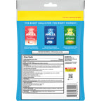 Imported Halls throat drops displaying individual wrapping and 5.8 mg menthol strength verification.