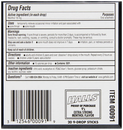The reverse side of the packaging displaying active ingredients and usage directions clearly.