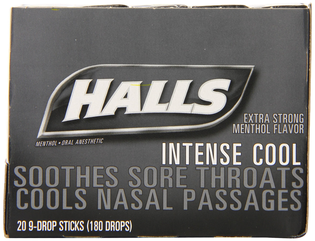 Bulk pack configuration showing twenty individual sticks of eighteen milligrams menthol drops.