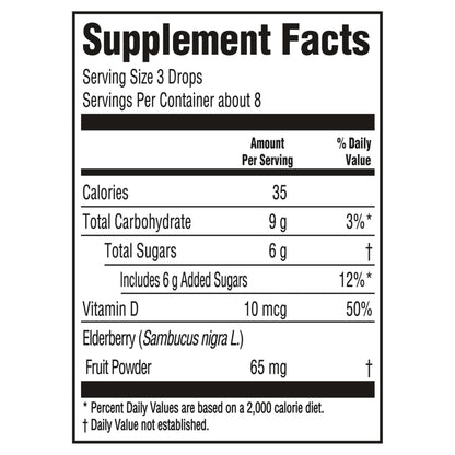 HALLS Elderberry dietary supplement cough drops bag showcasing 25 lozenges count