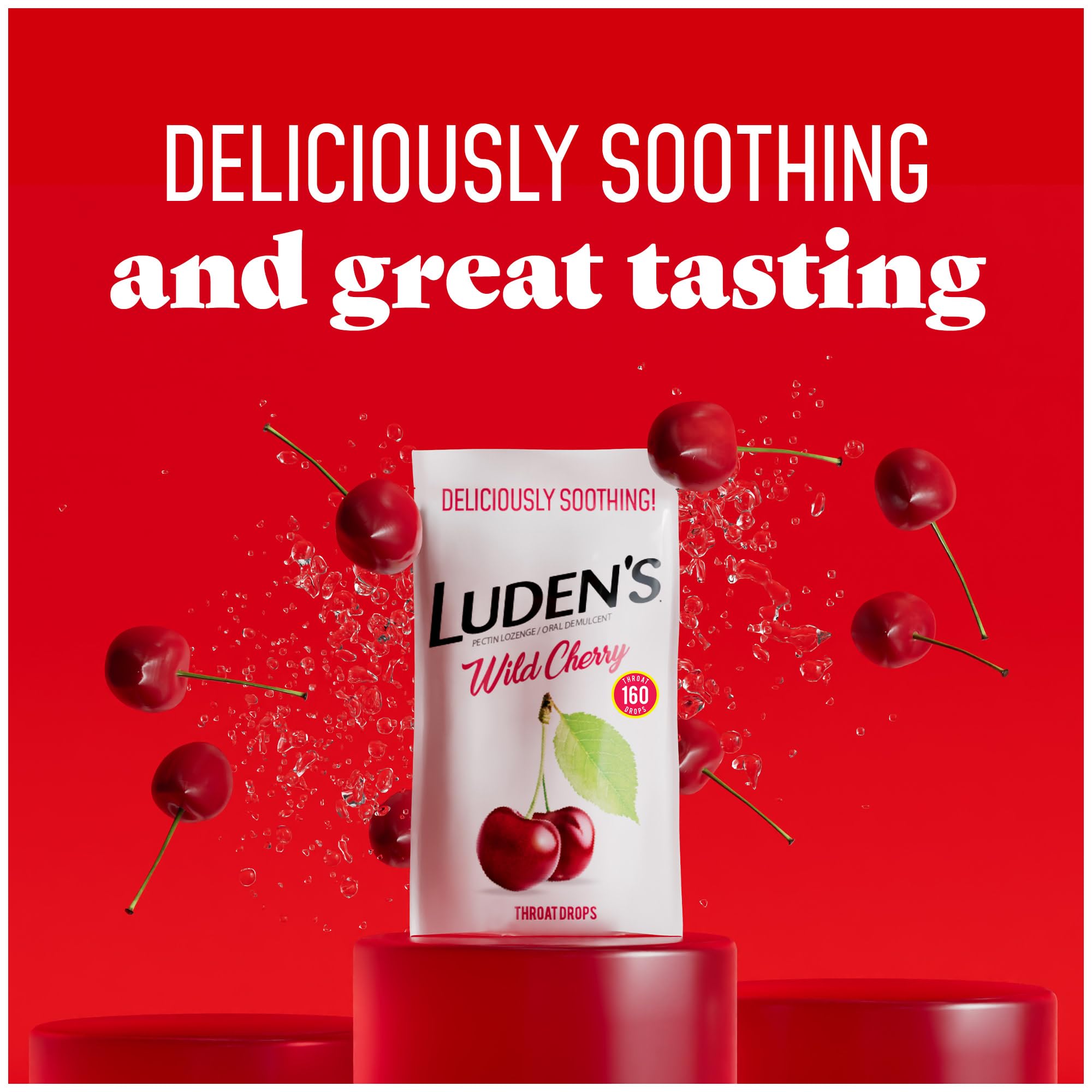 Resealable bag of Luden's throat lozenges