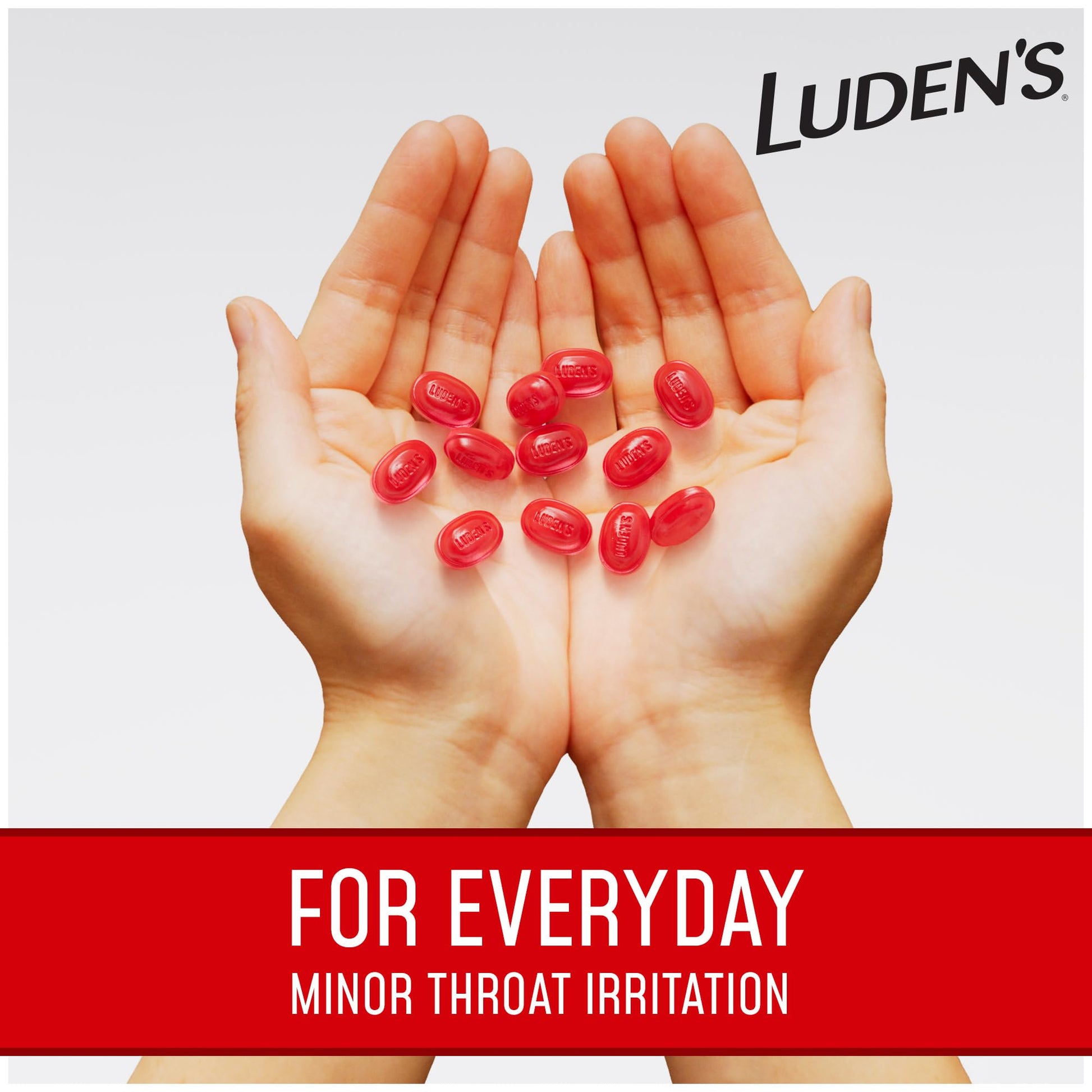 Individually wrapped Wild Cherry throat drops