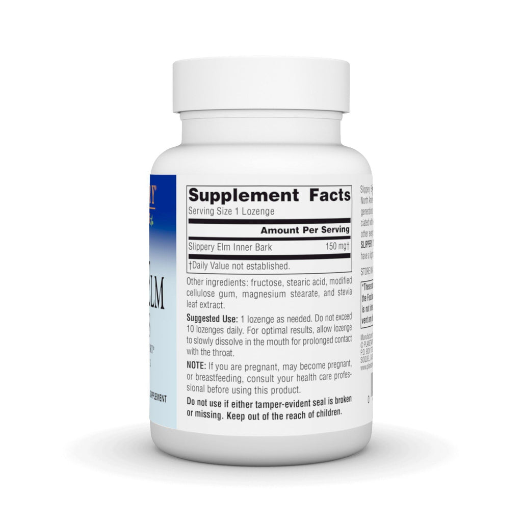 Planetary Herbals Slippery Elm with echinacea and vitamin C nutritional facts panel