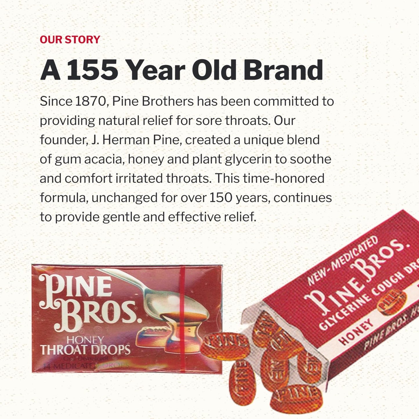 Pine Bros. Elderberry drops nutritional information and ingredient label