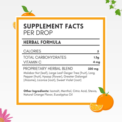 Herbion Naturals dietary supplement packaging showcasing the zero artificial colors and flavors guarantee.