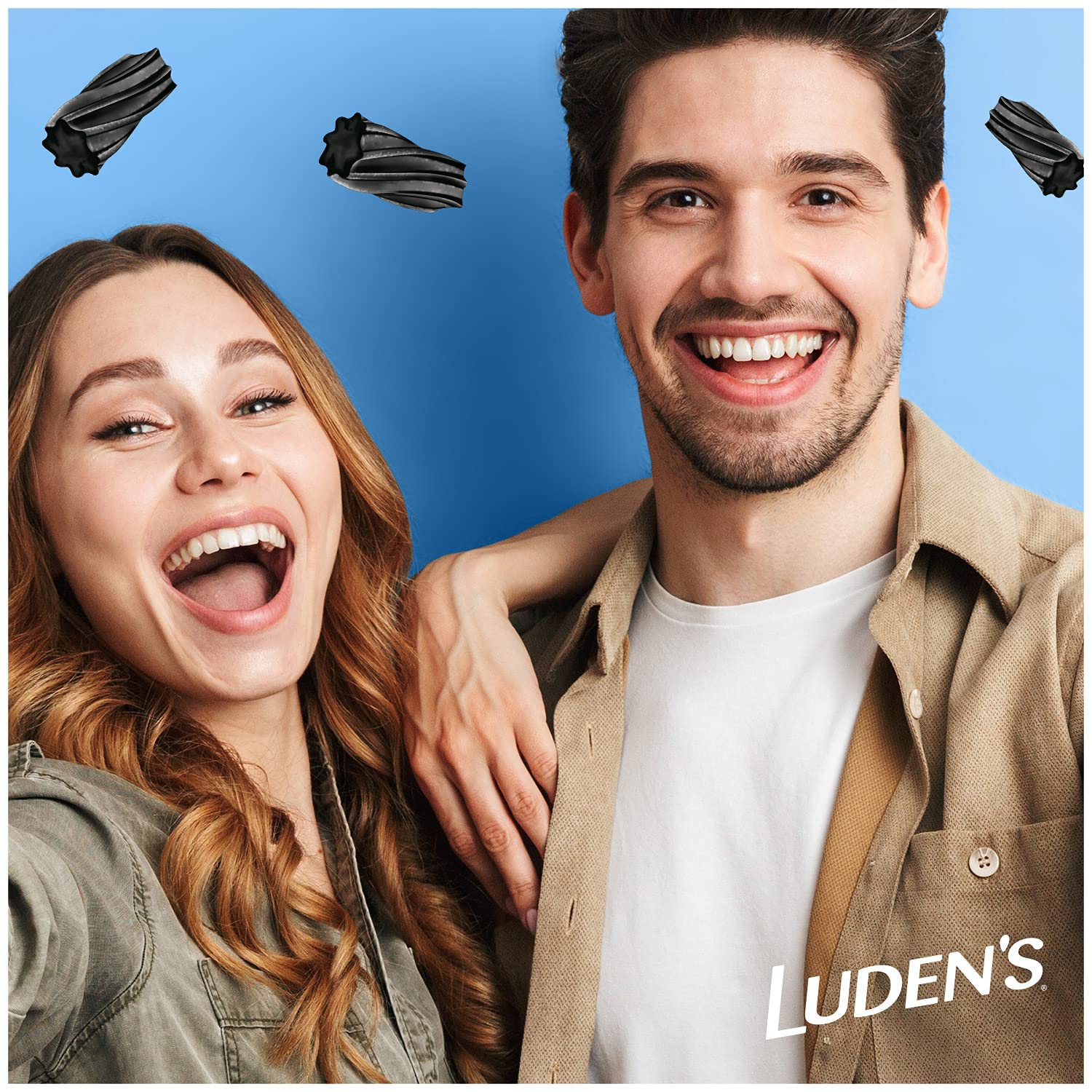 USA imported Luden's sore throat lozenges displaying directions for use.