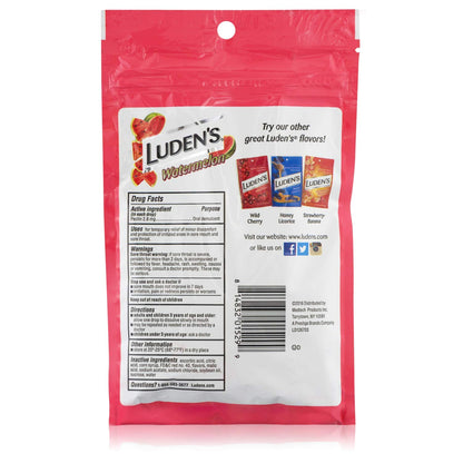 Imported USA throat care drops for minor throat irritation relief by Luden's