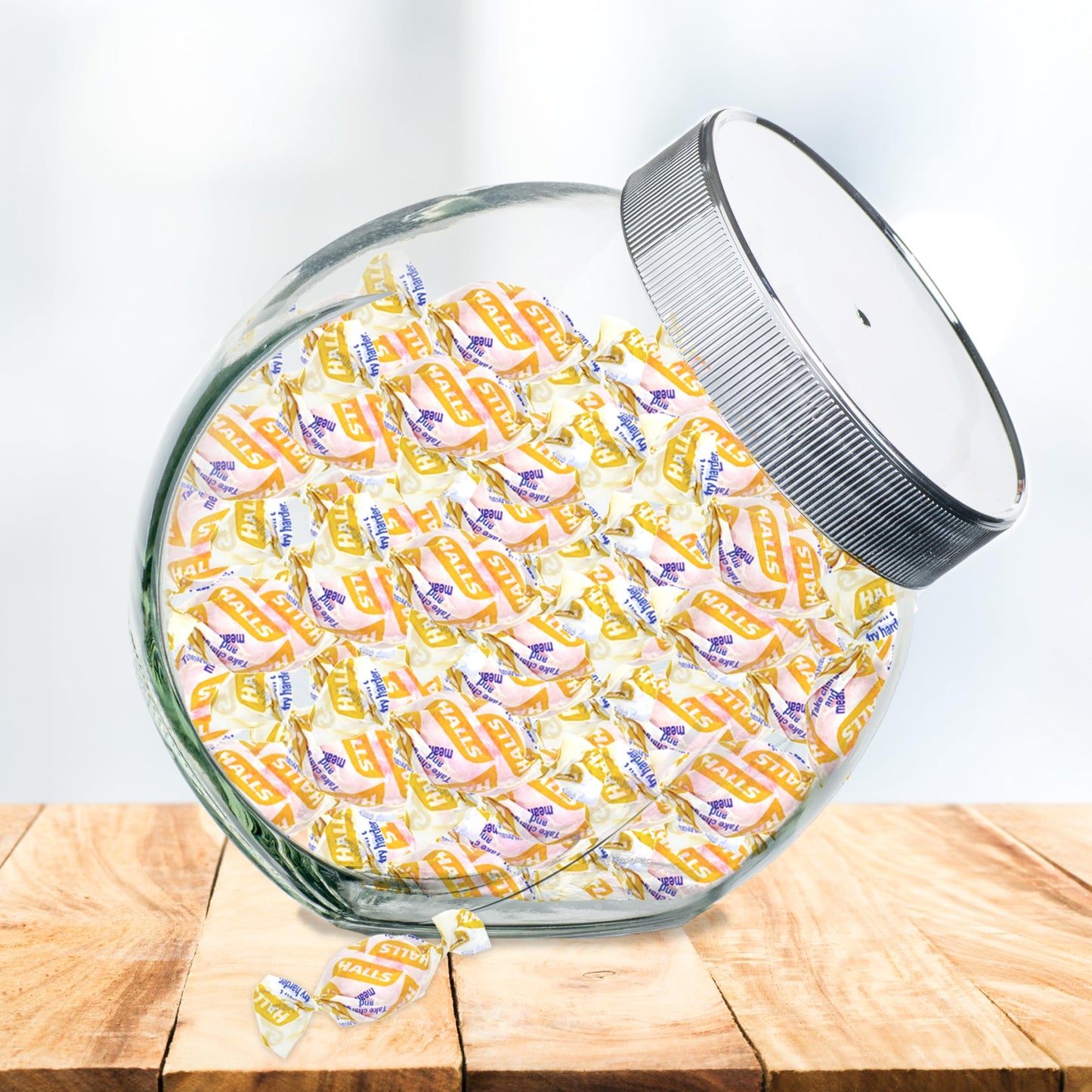 Halls oral anesthetic menthol drops for cold symptom relief