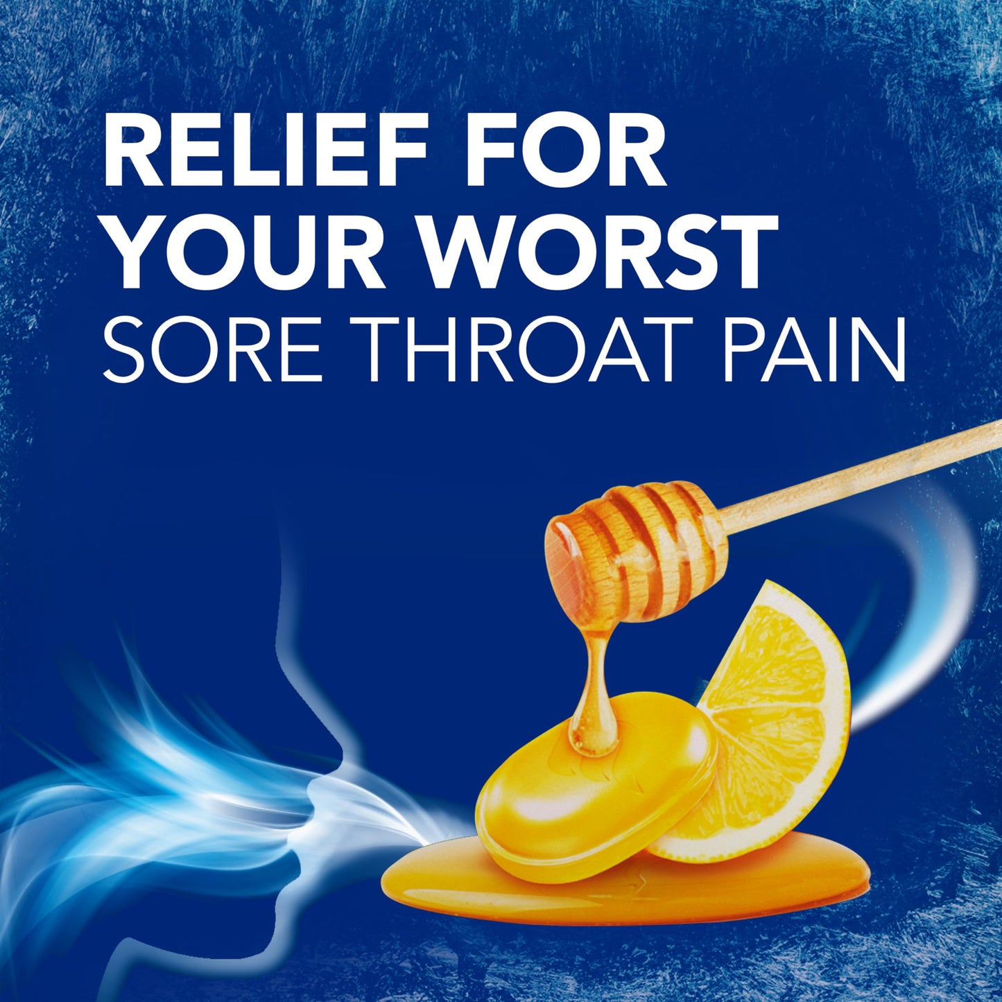Authentic Vicks throat pain relief drops nutritional ingredients and usage instructions panel