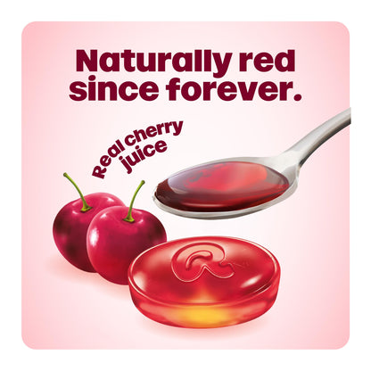 Ricola Max Swiss Cherry 34 count throat relief drops ingredients panel