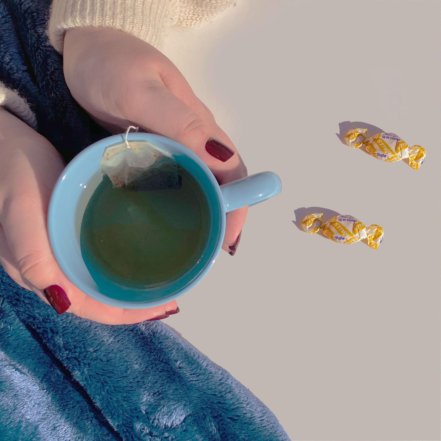Halls Honey Lemon cough drops for sore throat relief