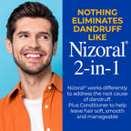 Nizoral anti-dandruff shampoo bottle size 14 fluid ounces