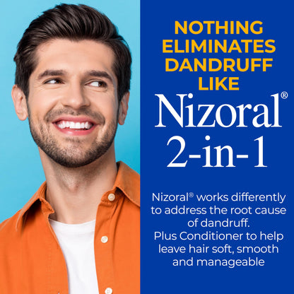 Nizoral anti-dandruff shampoo bottle size 14 fluid ounces