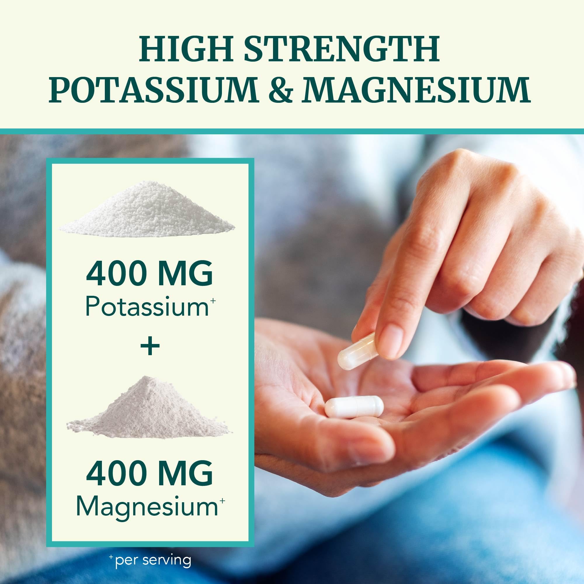 Nobi Nutrition mineral capsules for muscle cramp relief and heart health support.