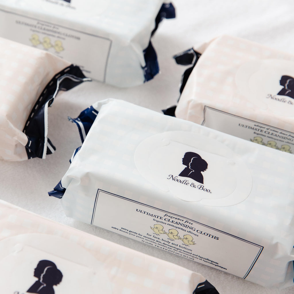 Noodle and Boo baby wipes lifestyle usage view