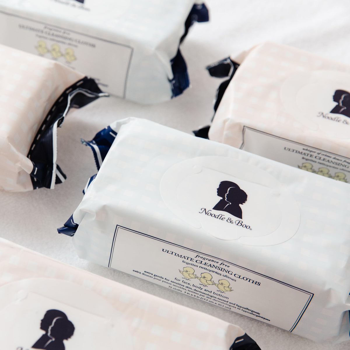 Noodle and Boo baby wipes lifestyle usage view